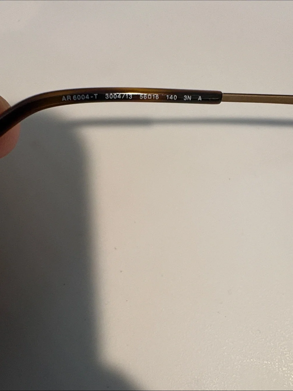 Giorgio Armani Women's Brown Gradient Aviator Sunglasses with Tan Case